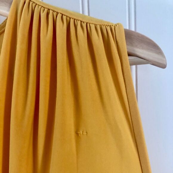 CAMEO Cinched Golden Yellow Maxi Gown Goddess Dress - Picture 5 of 8